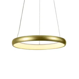 HARMONY-ΦΩΤΙΣΤΙΚΟ ΚΡΕΜΑΣΤΟ ΧΡΥΣΟ ΑΛΟΥΜΙΝΙΟΥ LED SMD 24W CCT 2500M IP20 Φ600Χ1000ΜΜ