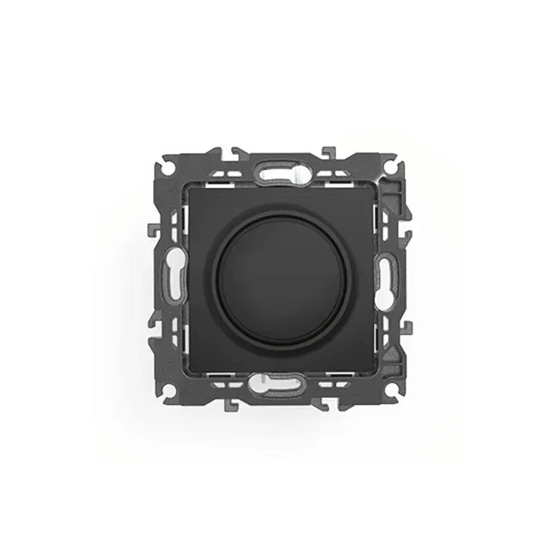 PRIME DIMMER LED 2 ΕΞΟΔΩΝ MAT ΑΝΘΡΑΚΙ 1P TE 200VA 250VAC IP20