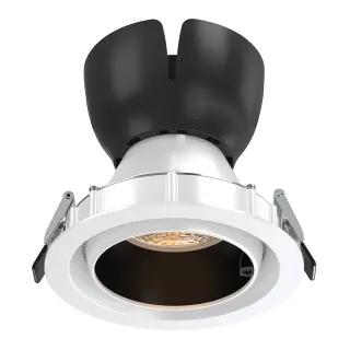AI LUKA DOWNLIGHT ΜΑΥΡΟ ΑΛΟΥΜΙΝΙΟ ΜΕ ΜΟΝΟ ΑΙΣΘΗΤΗΡΑ & BLUETOOTH 30W RGBW 220-240V 24° Φ135x128mm