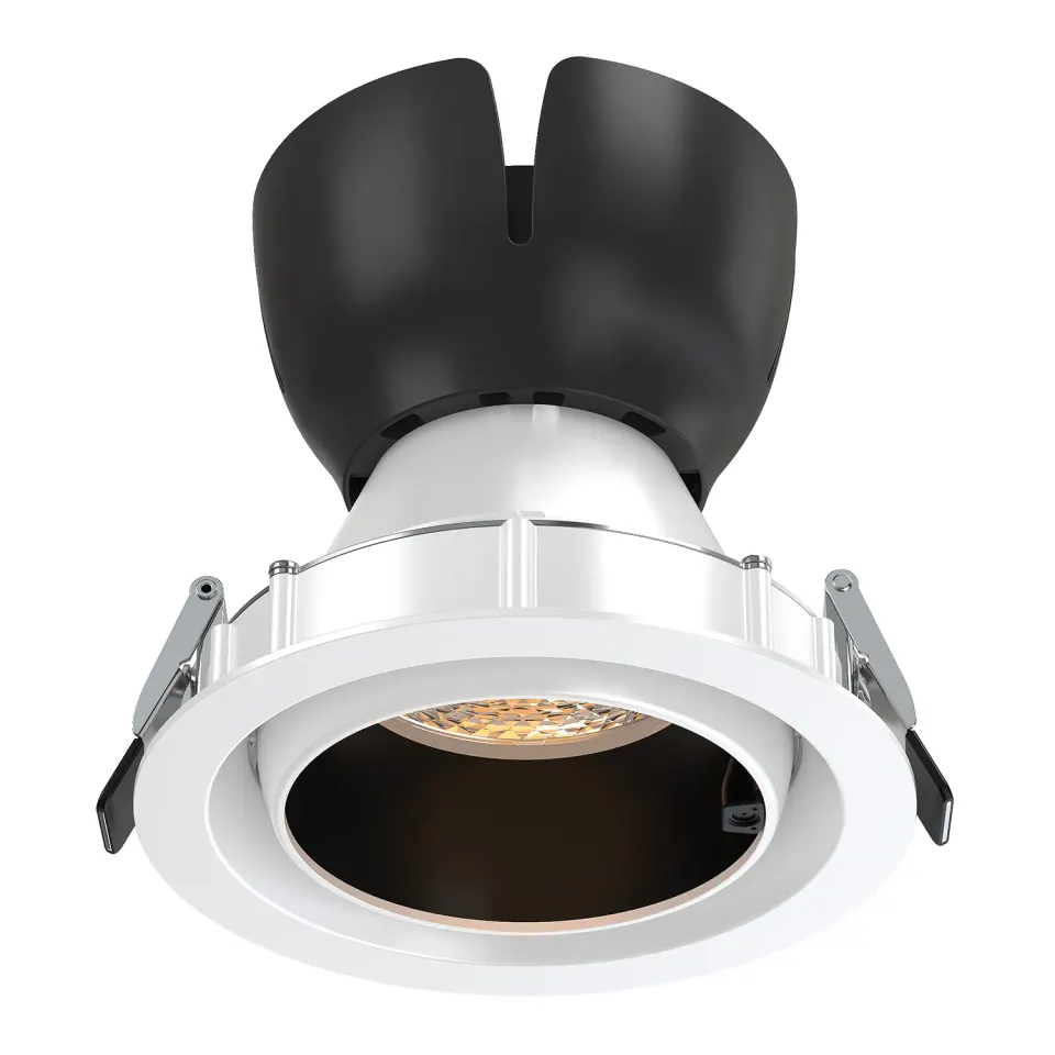 AI LUKA DOWNLIGHT ΜΑΥΡΟ ΑΛΟΥΜΙΝΙΟ ΜΕ ΜΟΝΟ ΑΙΣΘΗΤΗΡΑ & BLUETOOTH 30W RGBW 220-240V 24° Φ135x128mm