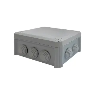 150x115x65mm ΕΠΙΤΟΙΧΟ ΚΟΥΤΙ ΔΙΑΚΛΑΔΩΣΗΣ ΚΑΛΩΔΙΩΝ,ΓΚΡΙ ΧΡΩΜΑΤΟΣ 10 ΔΙΟΔΙΩΝ IP66 RAL 7035