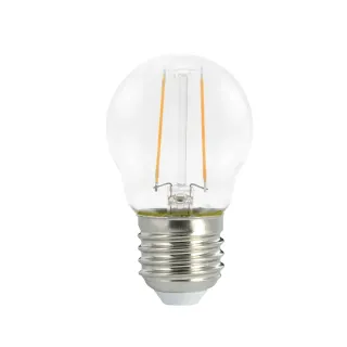 LED DIM FILAMENT G45 6,5W 4000K 330° 198-250V AC 806LM RA80 E27 2YEARS ΔΙΑΦΑΝΟ 78X45mm