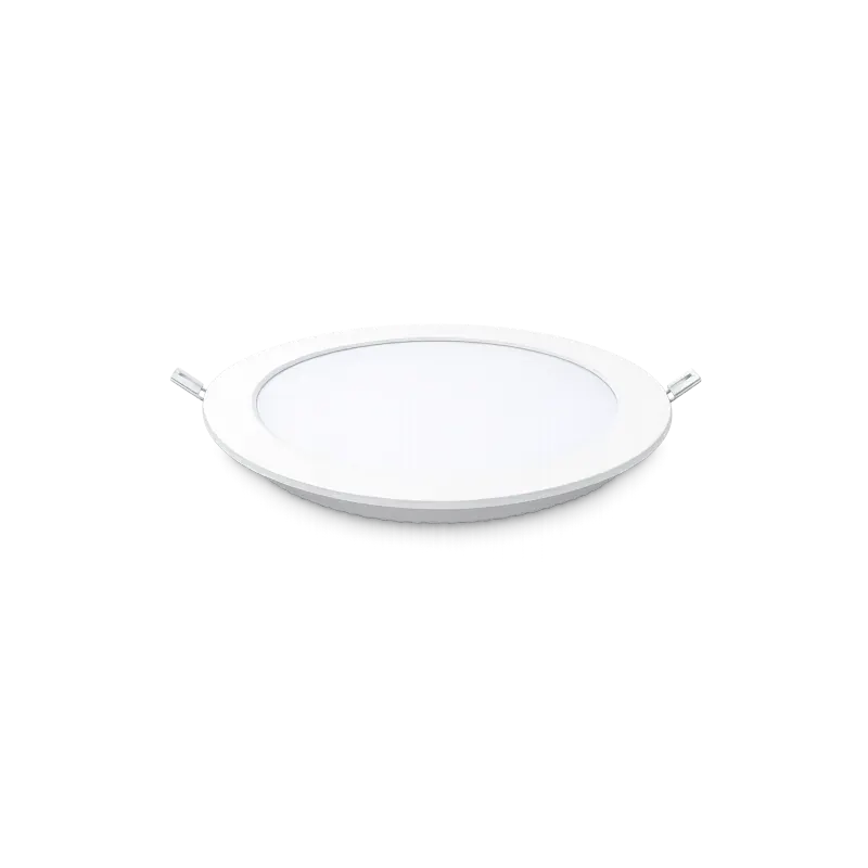 3CCT ΧΩΝΕΥΤΑ LED PANEL 18W | IP20 | 3000K-4000K-6500K | 1800lm | 120⁰ | Φ195 | WHITE RAL9003 {enjoysimplicity}™