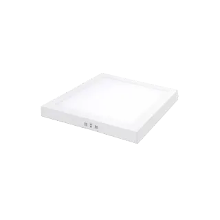 3CCT LED PANEL 24W | IP20 | 3000K-4000K-6500K | 2400lm | 120⁰ | ΤΕΤΡΑΓΩΝΟ | WHITE RAL9003 {enjoysimplicity}™