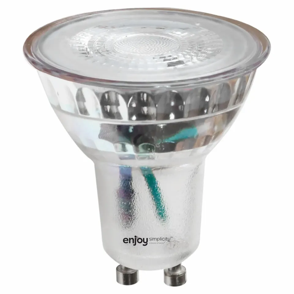 LED GU10 GLASS | 5W(>50W) | 4000k | 420lm | 38° | {enjoysimplicity}™
