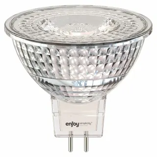LED GU5.3 MR16 DIM | AC/DC12V | 3.7W(>20W) | 6500k | 260lm | 36° | {enjoysimplicity}™