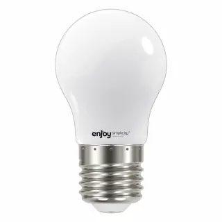LED FILLAMENT MILKY P45 | 4W(>37w) Ε27 | 4000k | 420lm | {enjoysimplicity}™