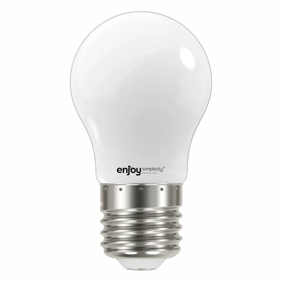LED FILLAMENT MILKY P45 | 4W(>39w) Ε27 | 6500k | 450lm | {enjoysimplicity}™