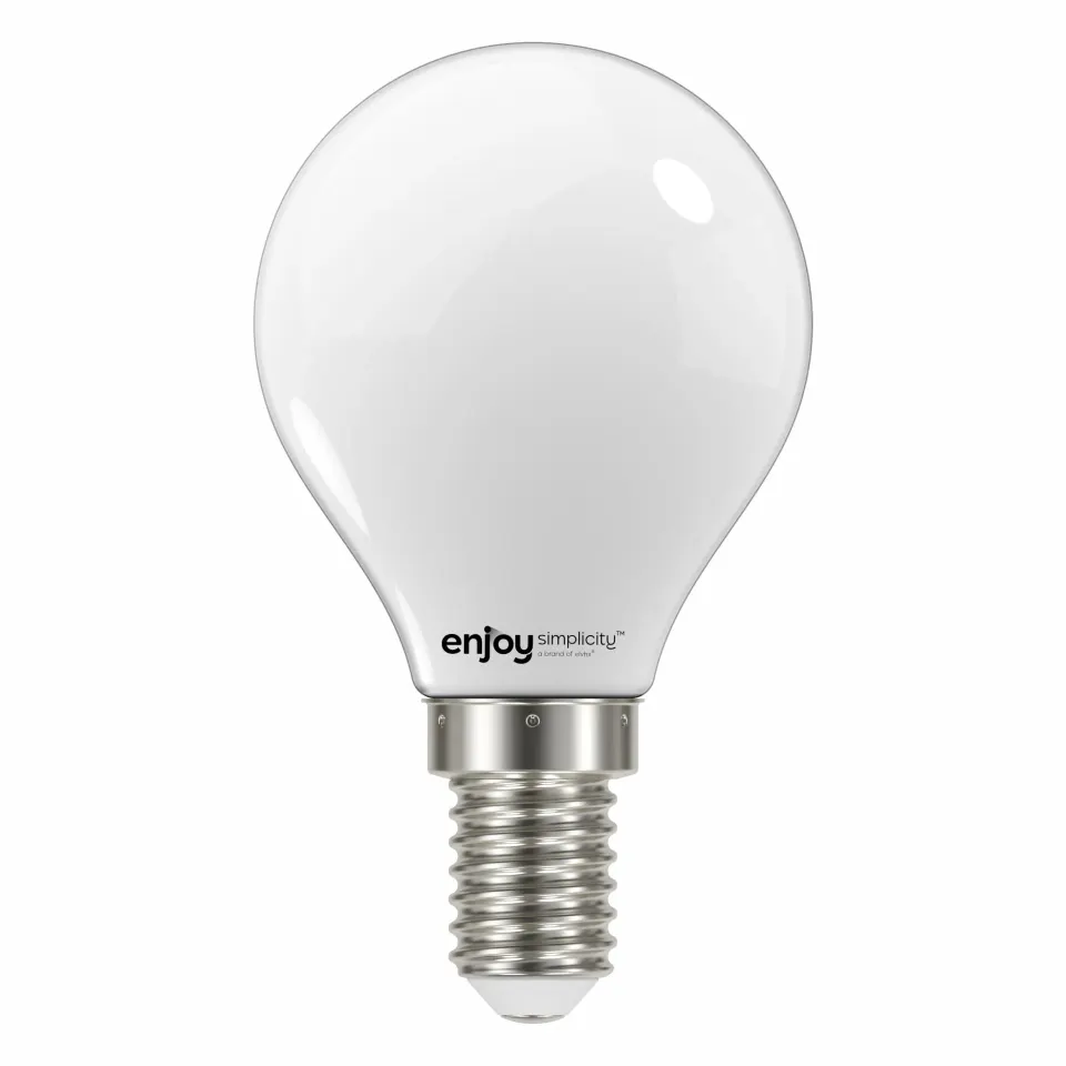 LED FILLAMENT MILKY P45 | 4W(>39w) Ε14 | 6500k | 450lm | {enjoysimplicity}™