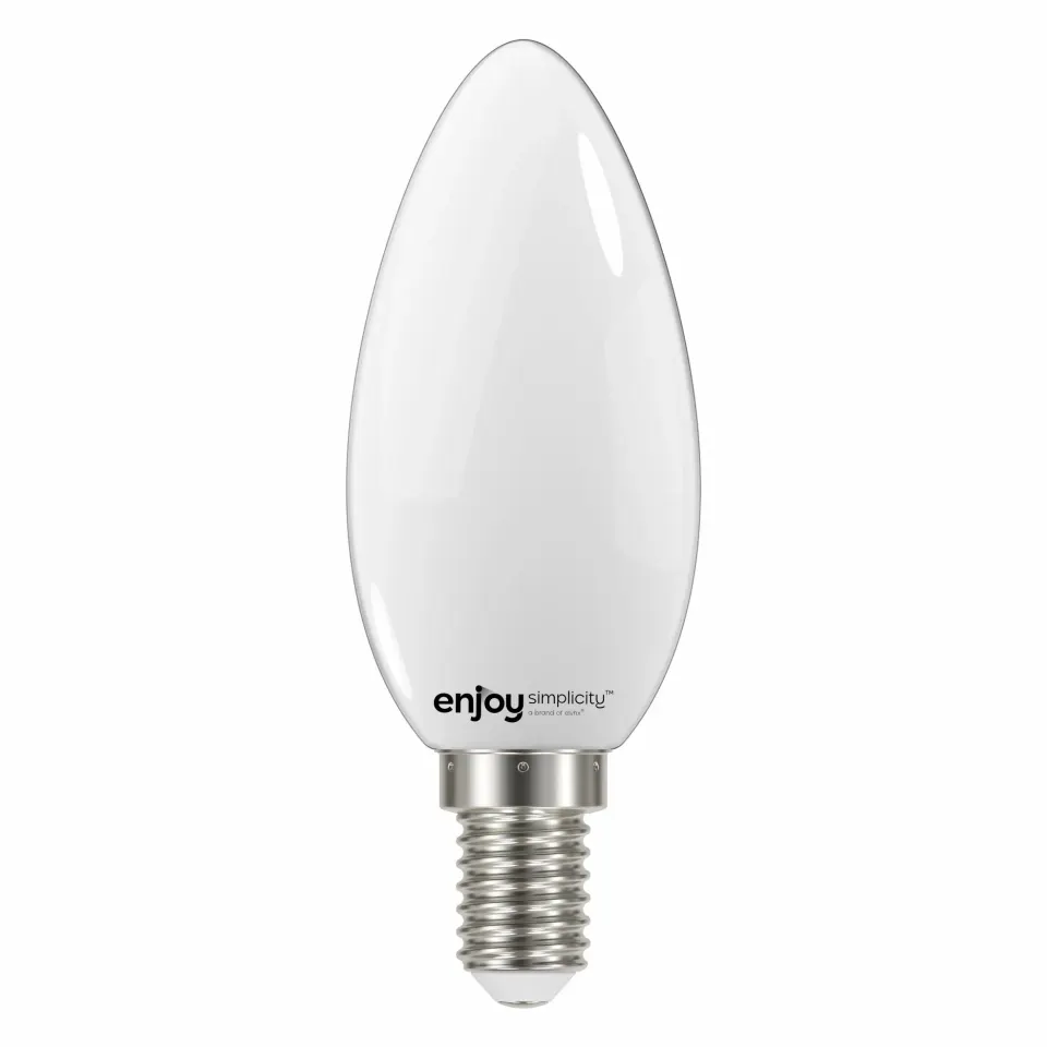 LED FILLAMENT MILKY B35 | 4W(>39w) Ε14 | 6500k | 450lm | {enjoysimplicity}™