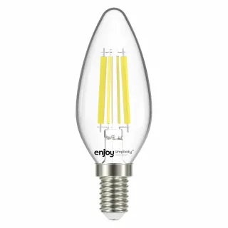 LED FILLAMENT CLEAR | B35 5.5W(>60w) E14 | 4000k | 806lm | {enjoysimplicity}™