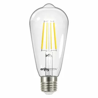 LED FILLAMENT CLEAR | ST64 8W(>75w) E27 | 6500k | 1060lm | {enjoysimplicity}™