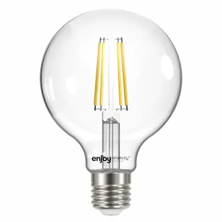 LED FILLAMENT CLEAR | G95 8W(>75w) E27 | 4000k | 1060lm | {enjoysimplicity}™