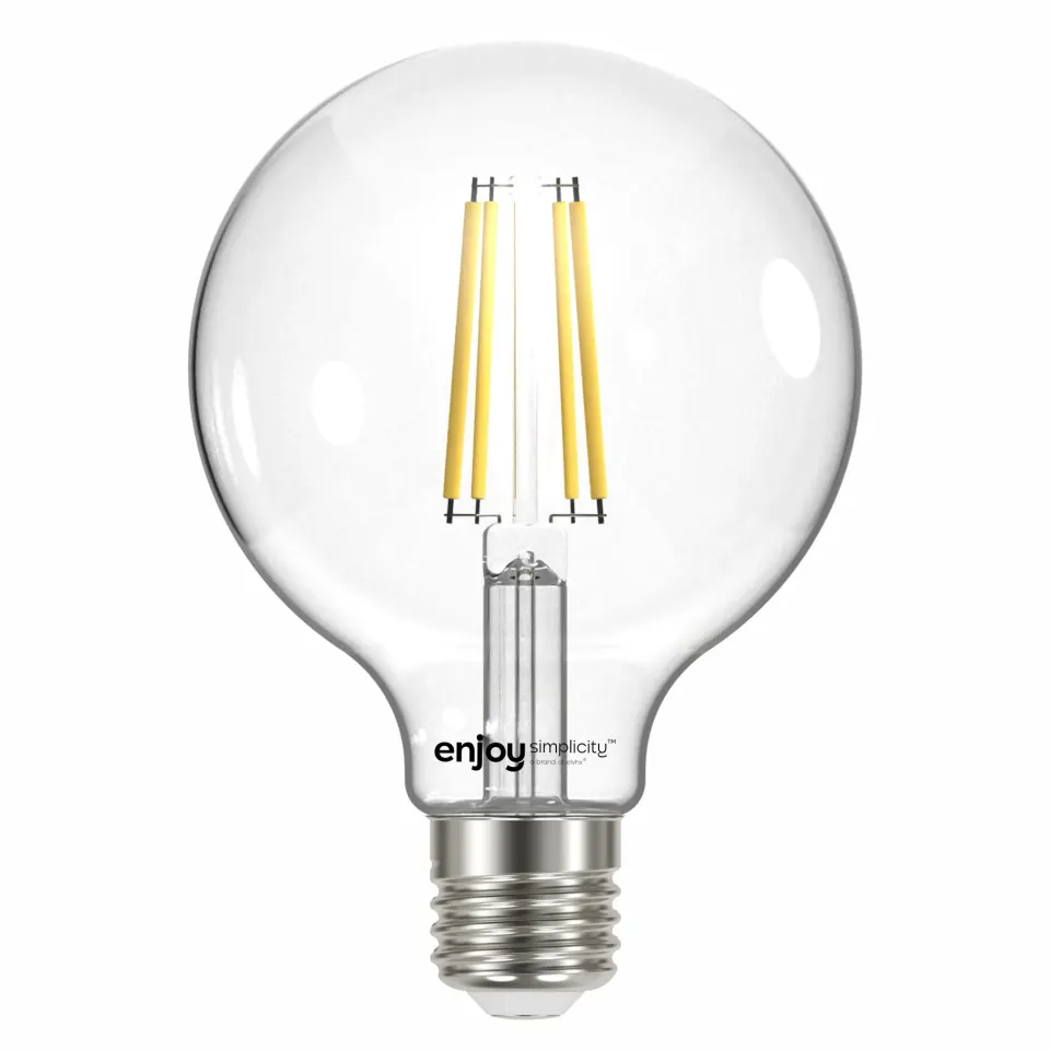 LED FILLAMENT CLEAR | G95 8W(>75w) E27 | 6500k | 1060lm | {enjoysimplicity}™