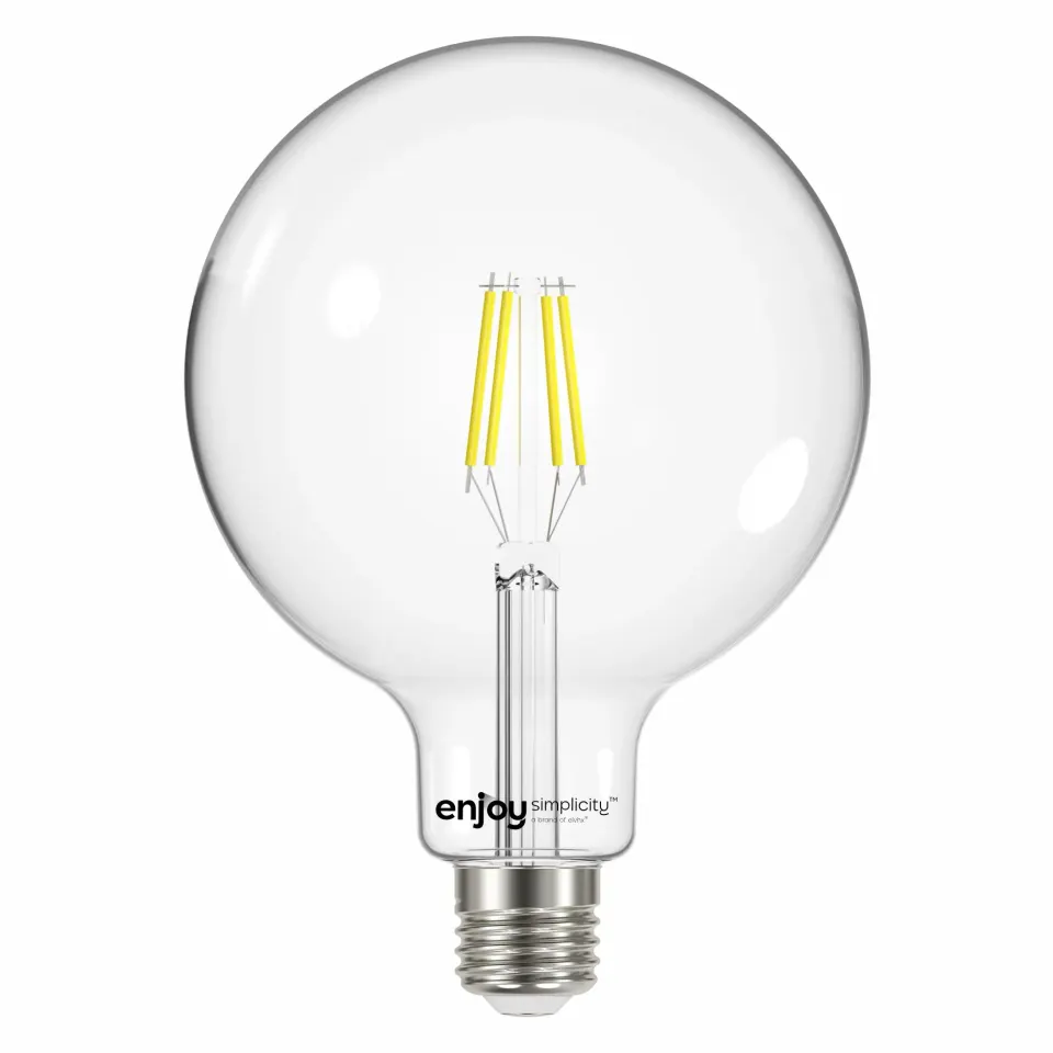 LED FILLAMENT CLEAR | G125 7.2W(>60w) E27 | 2700k | 806lm | {enjoysimplicity}™