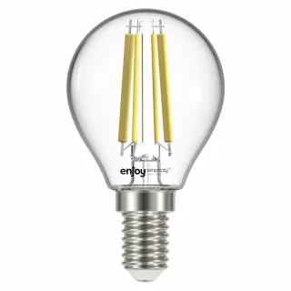LED FILLAMENT CLEAR DIM | P45 4W(>40w) E14 | 4000k | 470lm | {enjoysimplicity}™