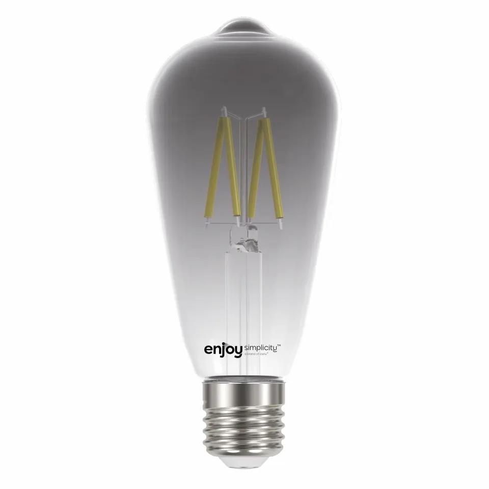 LED SMOKY FILLAMENT DIM | ST64 4.5W(>19w) E27 | 2000k | 180lm | {enjoysimplicity}™