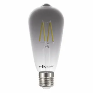 LED SMOKY FILLAMENT DIM | ST64 4.5W(>25w) E27 | 4000k | 250lm | {enjoysimplicity}™