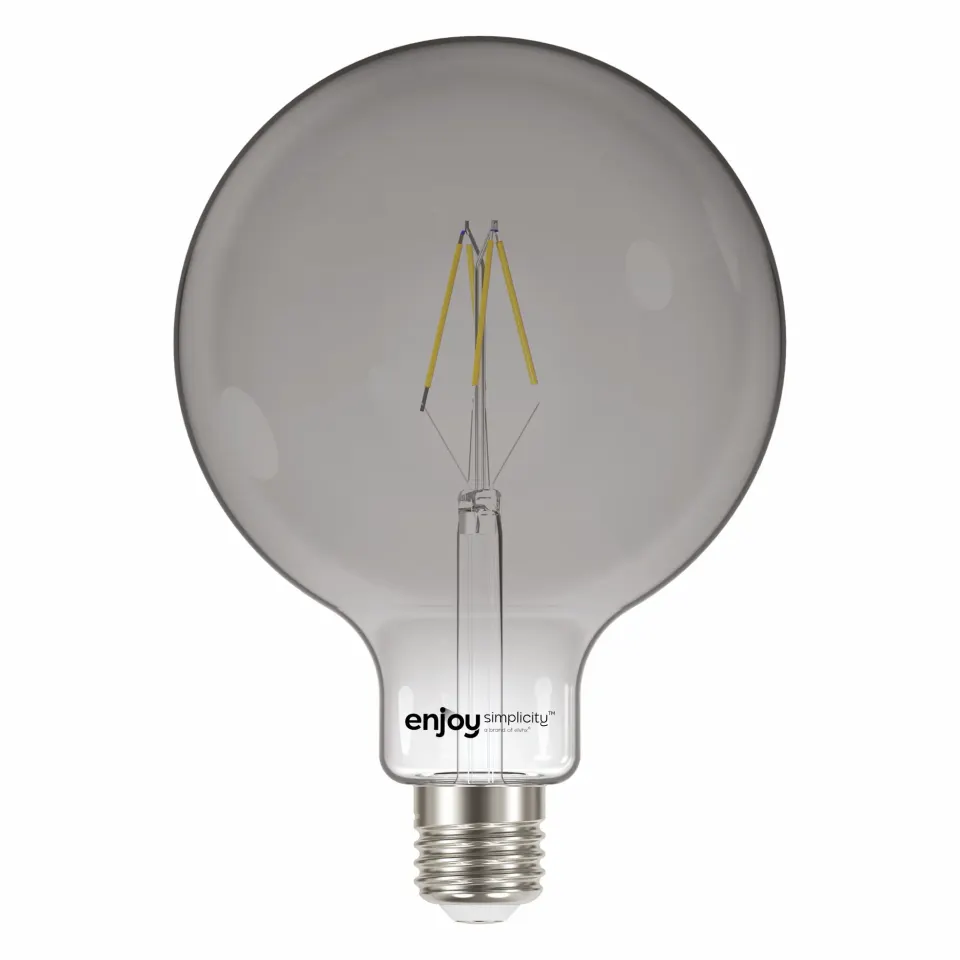 LED SMOKY FILLAMENT DIM | G95 4.5W(>25w) E27 | 4000k | 250lm | {enjoysimplicity}™