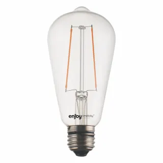 LED FILLAMENT DIM CLEAR ST64-2 | 2.5W Ε27 | 2700k | 200lm | {enjoysimplicity}™