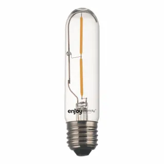 LED FILLAMENT CLEAR T30-2 | 2W Ε27 | 2700k | 160lm | Non-Dim{enjoysimplicity}™