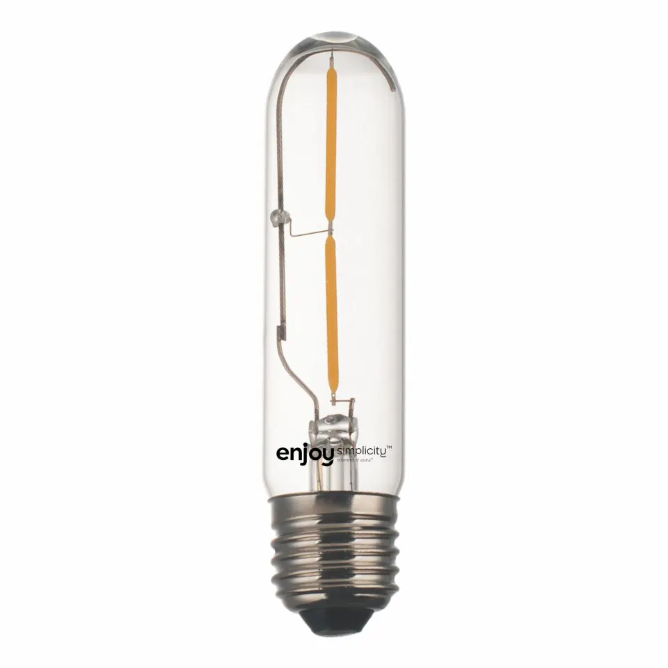LED FILLAMENT CLEAR T30-2 | 2W Ε27 | 2700k | 160lm | Non-Dim{enjoysimplicity}™