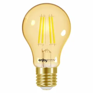 LED FILLAMENT AMBER | A60 4W(>35w) E27 | <2000k | 320lm | {enjoysimplicity}™