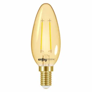 LED FILLAMENT AMBER | B35 2W(>28w) E14 | 2000k | 180lm | {enjoysimplicity}™