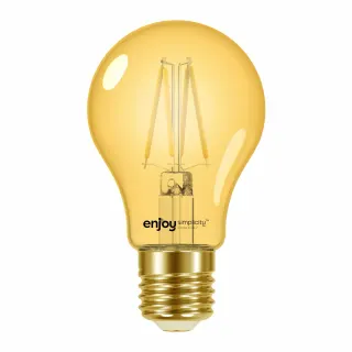 LED FILLAMENT AMBER DIM | A60 4W(30w) E27 | 2000k | 320lm | {enjoysimplicity}™