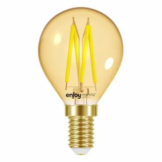 LED FILLAMENT AMBER DIM | P45 4W(>28w) E14 | 2000k | 300lm | {enjoysimplicity}™