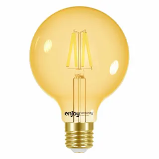 LED FILLAMENT AMBER DIM | G95 7.5W(>54w) E27 | 2000k | 700lm | {enjoysimplicity}™