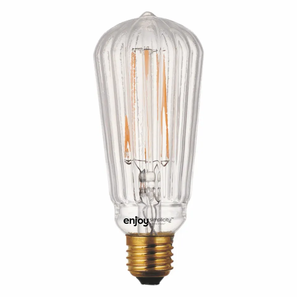 LED FILLAMENT VintageGlass ST60*160 | 5.5W Ε27 | 2200k | 550lm | {enjoysimplicity}™
