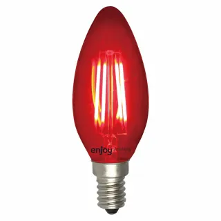DreamLED Fillament Coloured B35 | 4W E14 | KOKKINO | {enjoysimplicity}™