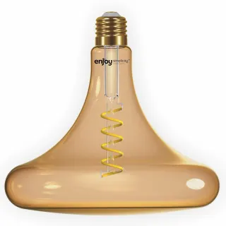 LED SPIRAL FILLAMENT DIM | T180 AMBER 4W(>25w) E27 | 2000k | 250lm | {enjoysimplicity}™