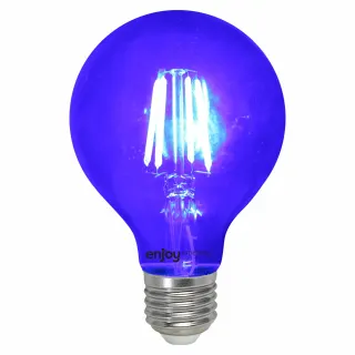 DreamLED Fillament Coloured G80 | 4W E27 | ΜΠΛΕ | {enjoysimplicity}™