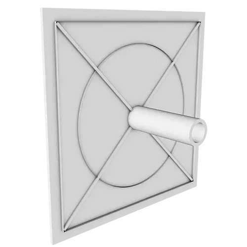 ΚΑΠΑΚΙ #7,5×7,5 ΜΕ ΑΦΑΛΟ 85x85mm (ΓΙΑ ΚΑ:122)