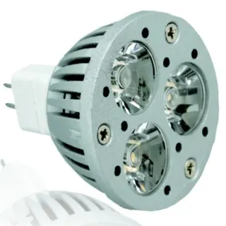 POWERled ΛΑΜΠΕΣ GU5,3 | 12V | 3ledxΦ18 : 3,9W -Νέτο τιμή