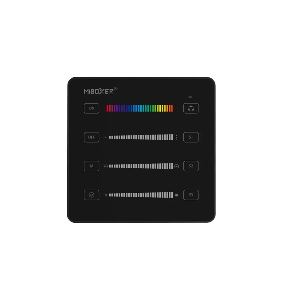 ΤΗΛΕΧΕΙΡΙΣΤΗΡΙΟ B6 SPI ΓΙΑ LED ΤΑΙΝΙΑ ACA A-B6-B ΜΑΥΡΟ IP20