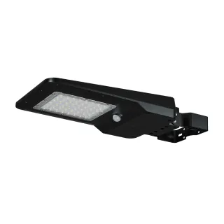 ΗΛΙΑΚΟ ΦΩΤΙΣΤΙΚΟ ΟΔΙΚΟΥ ΔΙΚΤΥΟΥ LED SMD ACA ORVEL12CCT ΜΑΥΡΟ 12W 3000K/4000K/6500K 1900LM 3CCT PIR IP65