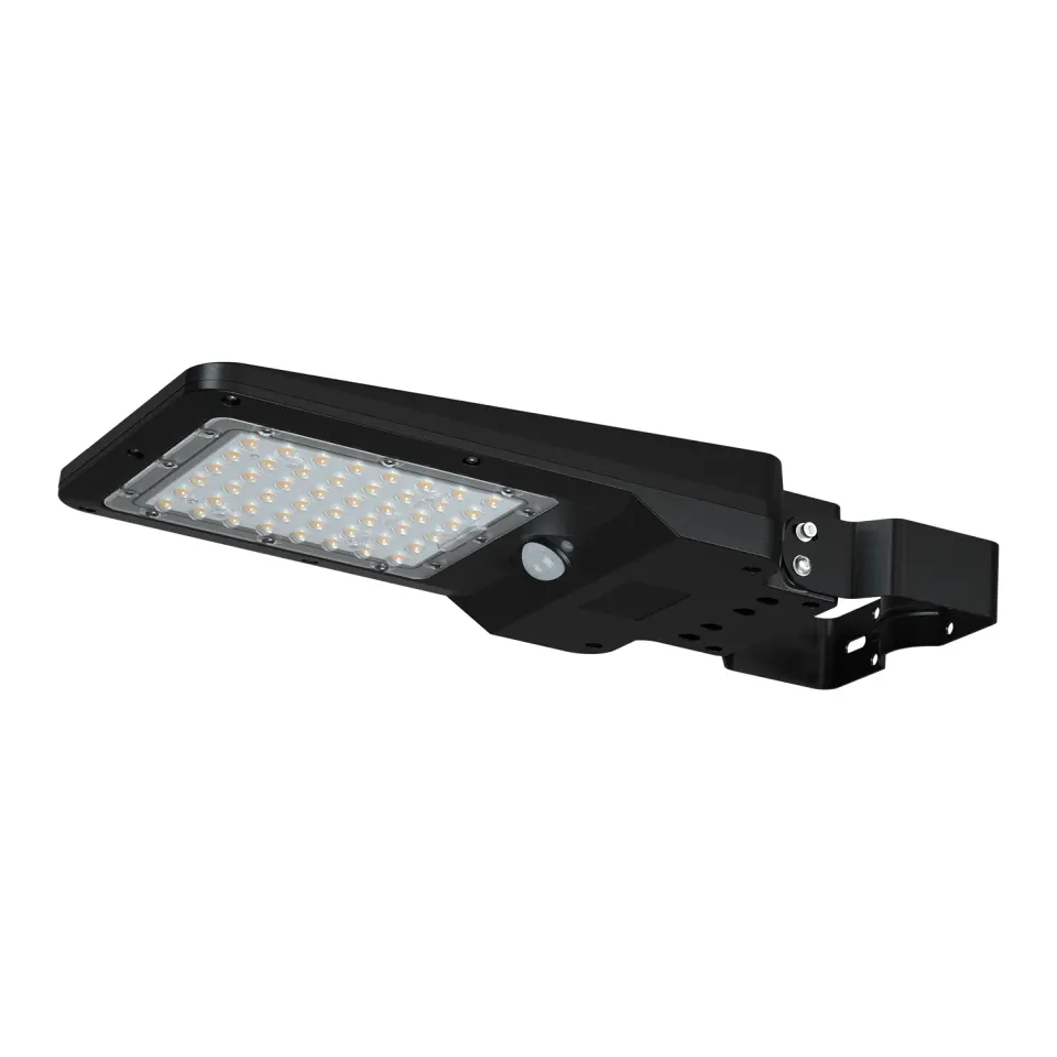 ΗΛΙΑΚΟ ΦΩΤΙΣΤΙΚΟ ΟΔΙΚΟΥ ΔΙΚΤΥΟΥ LED SMD ACA ORVEL12CCT ΜΑΥΡΟ 12W 3000K/4000K/6500K 1900LM 3CCT PIR IP65