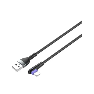 LS561 ΓΩΝΙΑΚΟ ΚΑΛΩΔΙΟ USB ΣΕ TYPE C 2.4Α LDNIO
