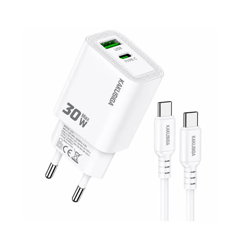 KSC-2214 Φορτιστής 30W+3.0 USB-TYPE C