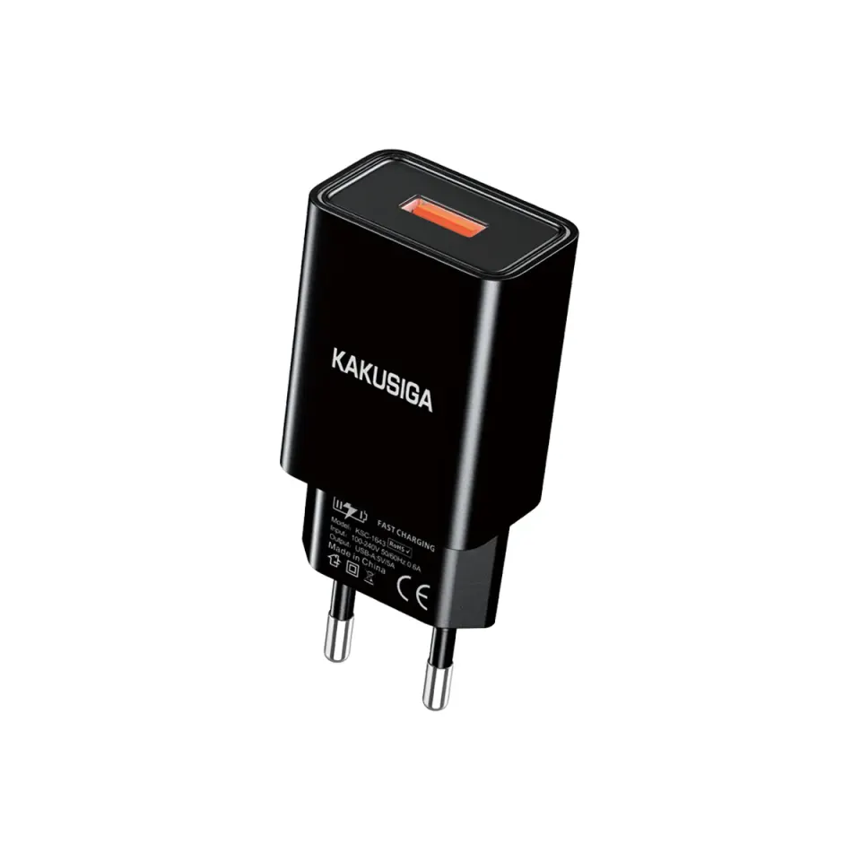 KSC-1643/B ΦΟΡΤΙΣΤΗΣ USB 5Α (ΜΑΥΡΟ ΧΡΩΜΑ)