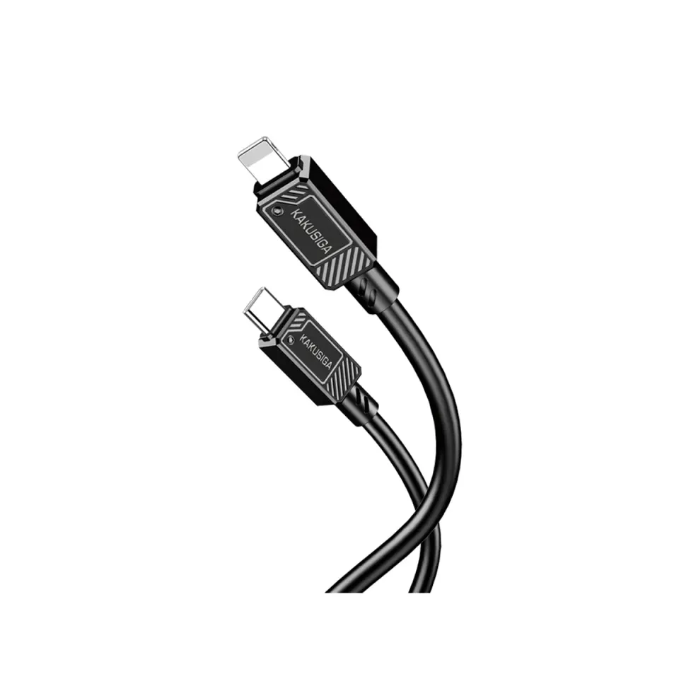 KSC-993/B ΚΑΛΩΔΙΟ CHARGING DATA TYPE C – LIGHTNING 30W (ΜΑΥΡΟ ΧΡΩΜΑ)