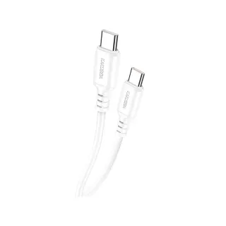 KSC-982TC-TC/W ΛΕΥΚΟ ΚΑΛΩΔΙΟ typeC σε typeC 1m