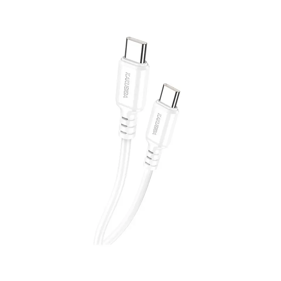KSC-982TC-TC/W ΛΕΥΚΟ ΚΑΛΩΔΙΟ typeC σε typeC 1m