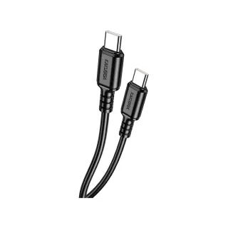 KSC-982TC-TC/B ΜΑΥΡΟ ΚΑΛΩΔΙΟ typeC σε typeC 1m
