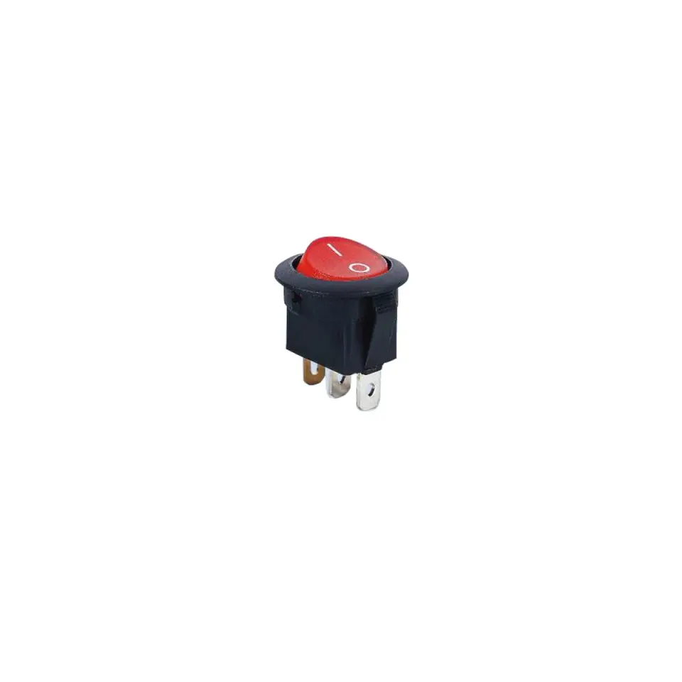 FL3-KCD1-101-3P/12V Διακόπτης rocker φωτιζόμενος 12V ON-OFF 3P