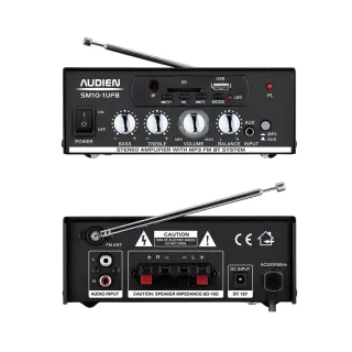 SM10-IUFB ΕΝΙΣΧΥΤΗΣ Hi-Fi 2x25Wrms 12V/220V