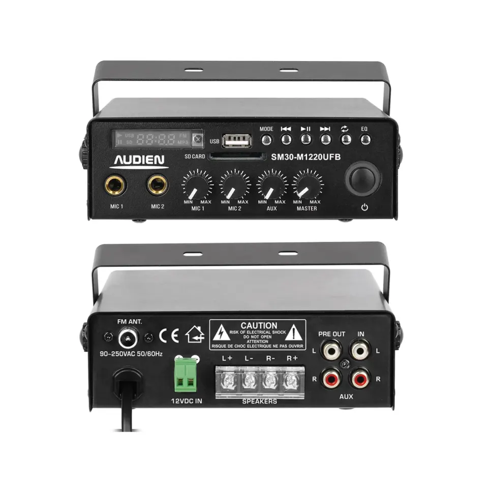 SM30-M1220UFB ΕΝΙΣΧΥΤΗΣ Hi-Fi 2x35Wrms 12V/220V